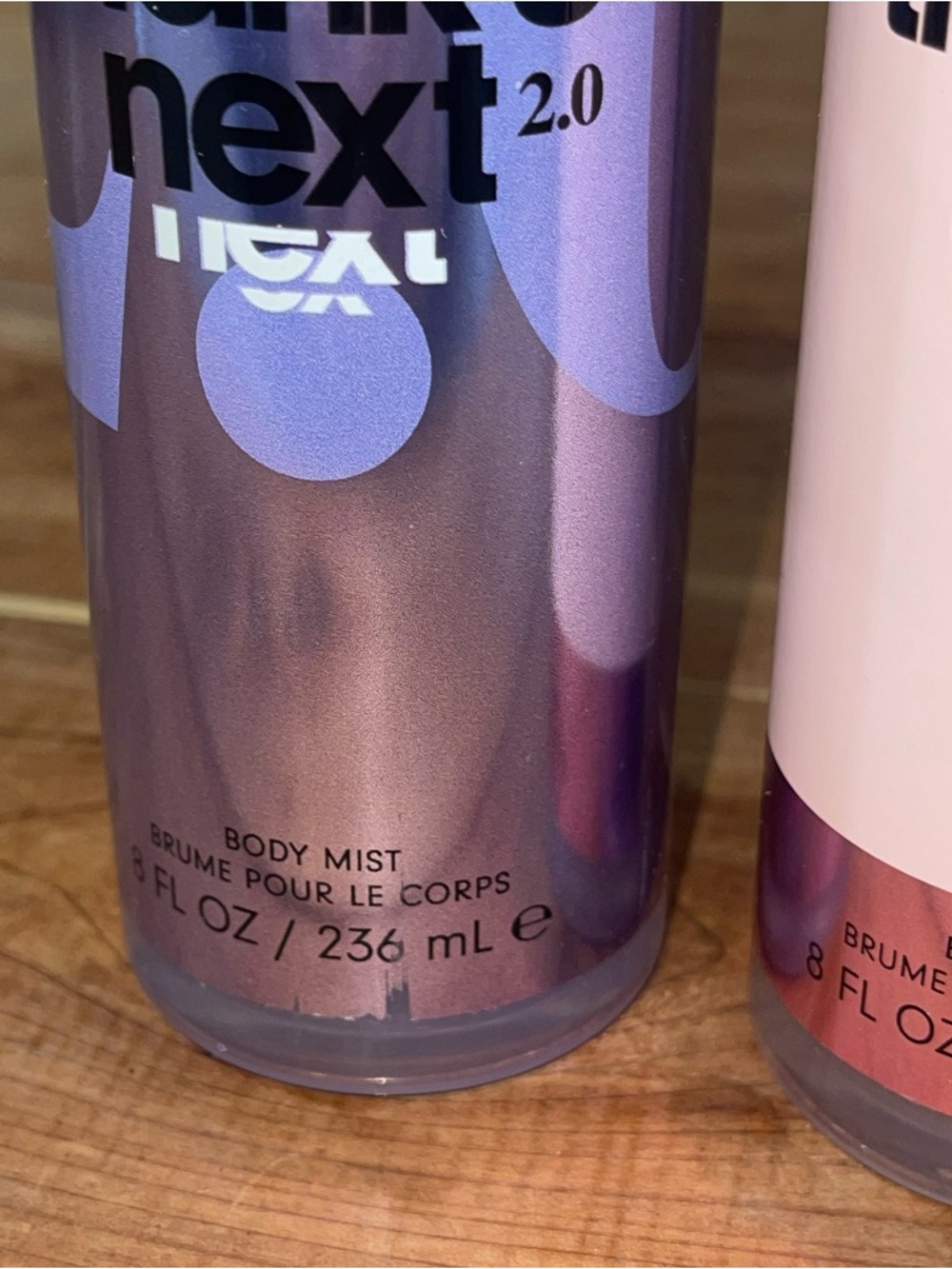 Ariana Grande NEXT Metallic Lavender Purple Pink 2.0 Body Mist Bottle - Picture 4 of 6